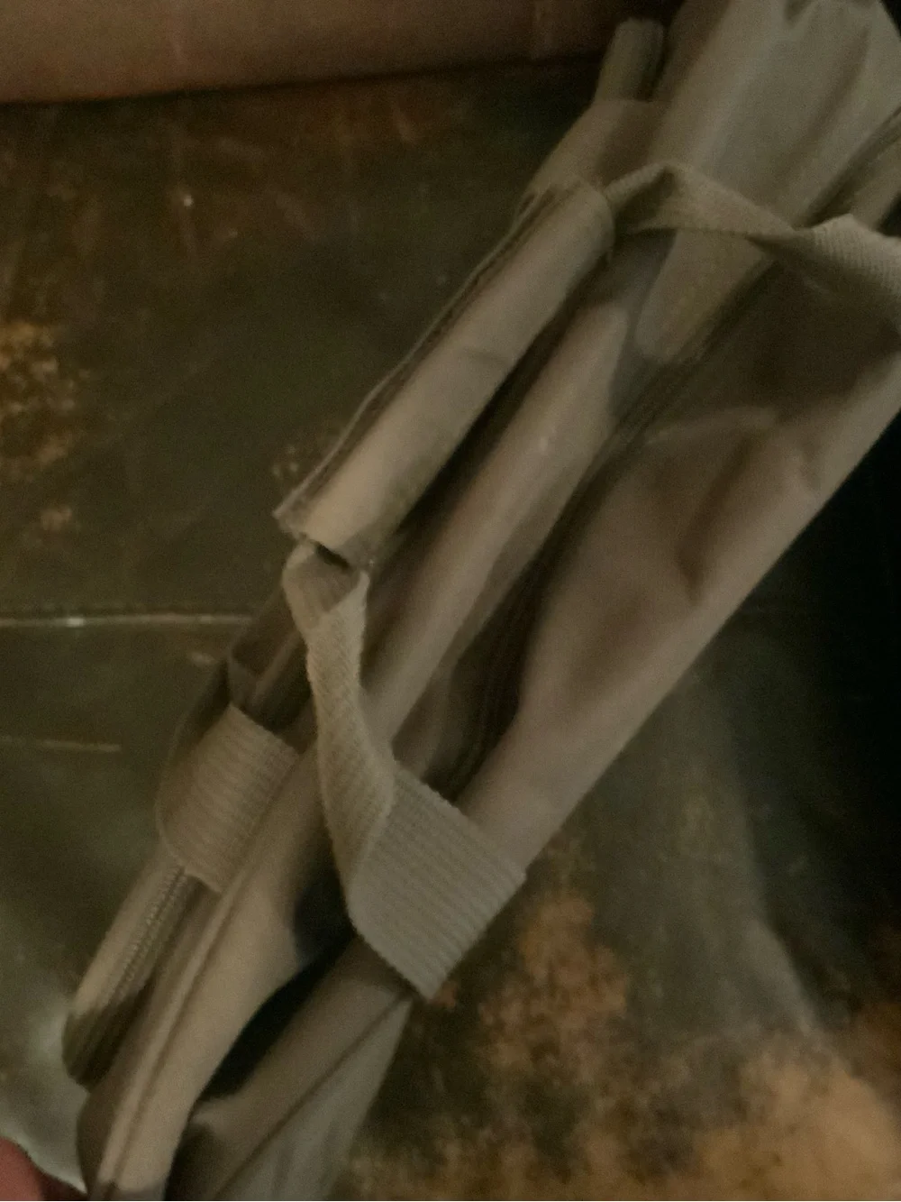 Kluge Taupe Laptop Briefcase with Light Accent